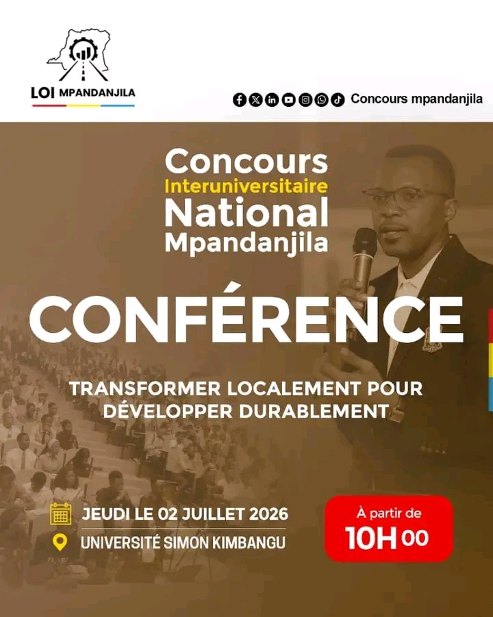 L'Université Simon Kimbangu lance la conférence scientifique du Concours Interuniversitaire National Mpandanjila
